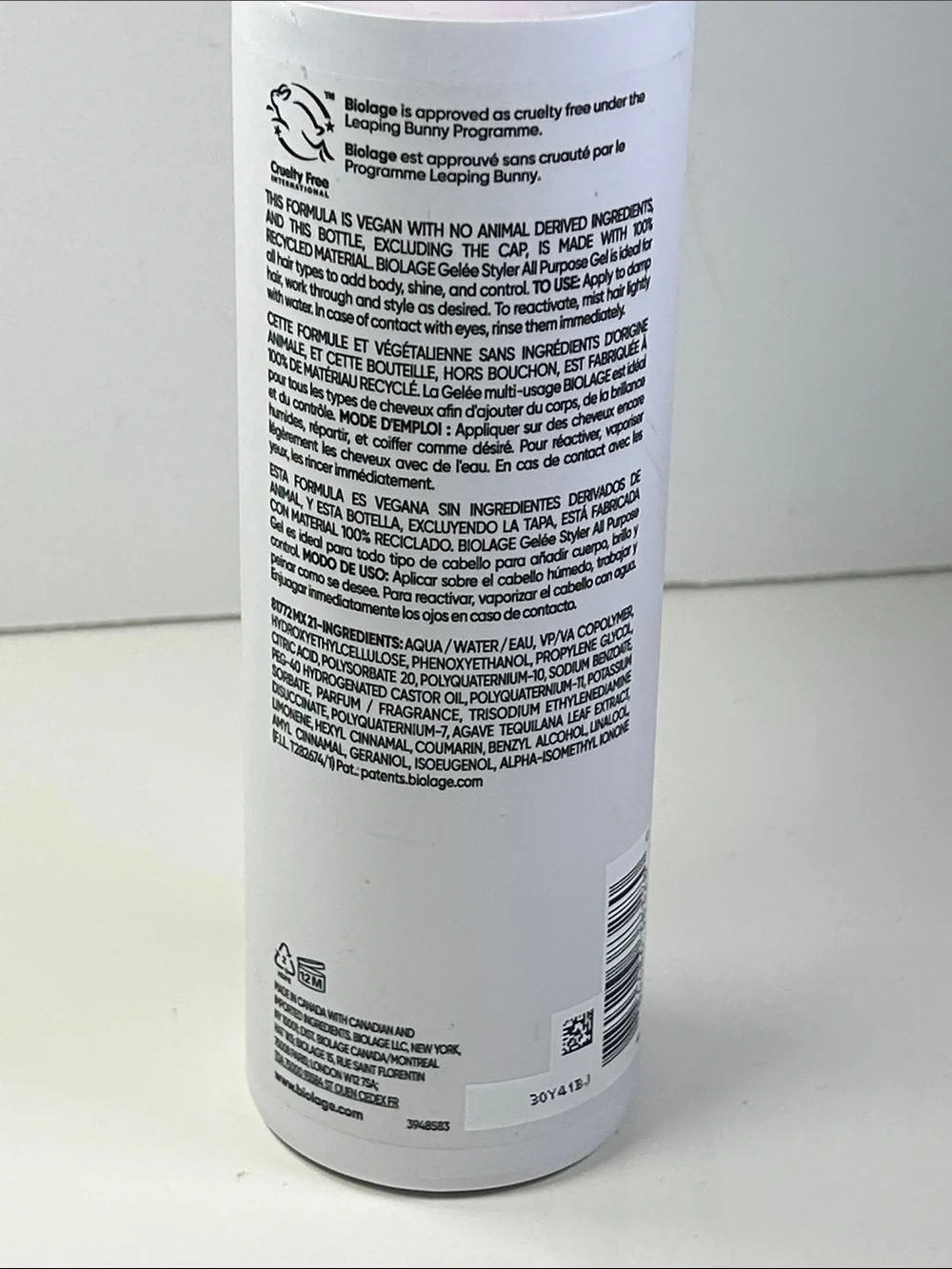Biolage Gelée Styler All-Purpose Hair Gel —16.9 fl oz